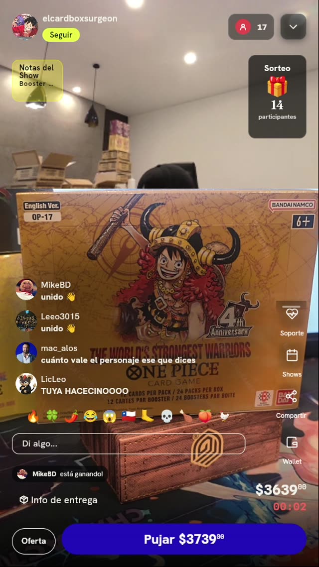 Booster Box One Piece OP-17