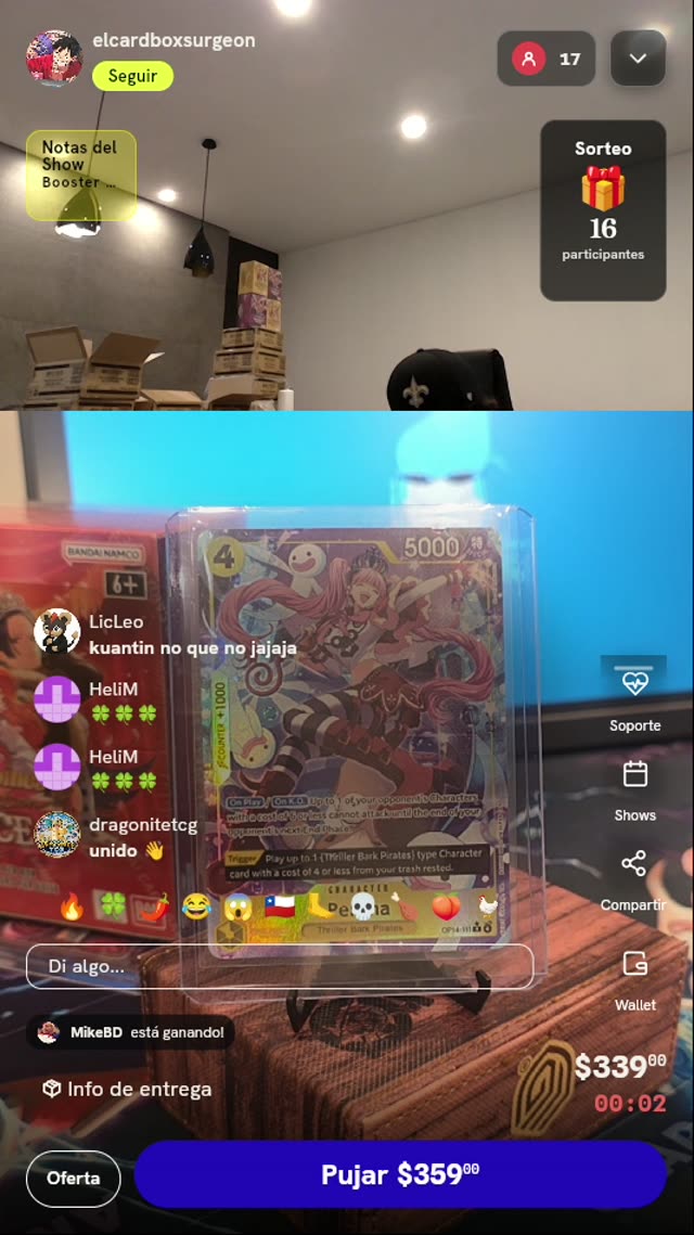 Carta One Piece Perona OP06-093 Alt Art