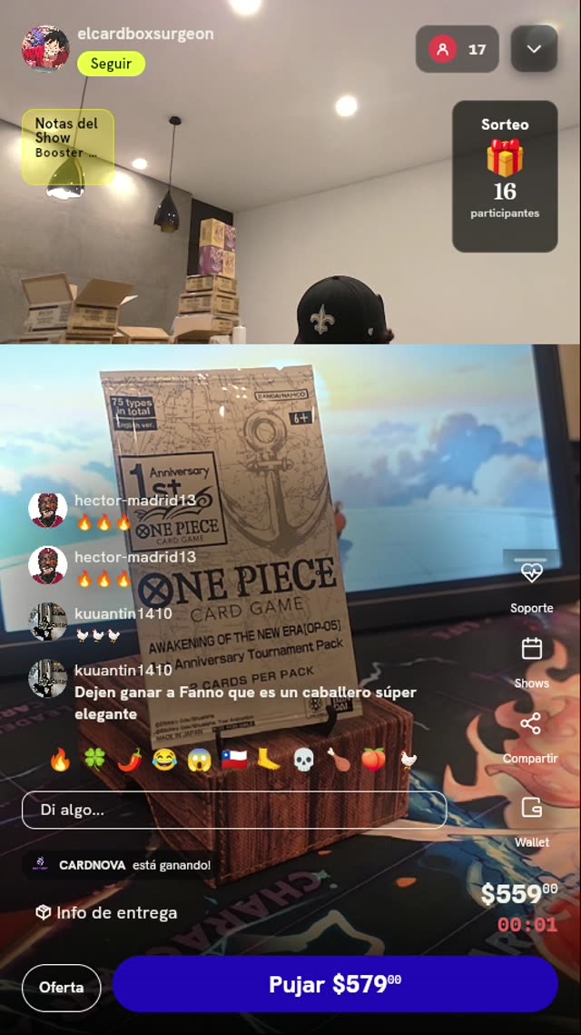 Sobre One Piece OP-05 1st Anniversary