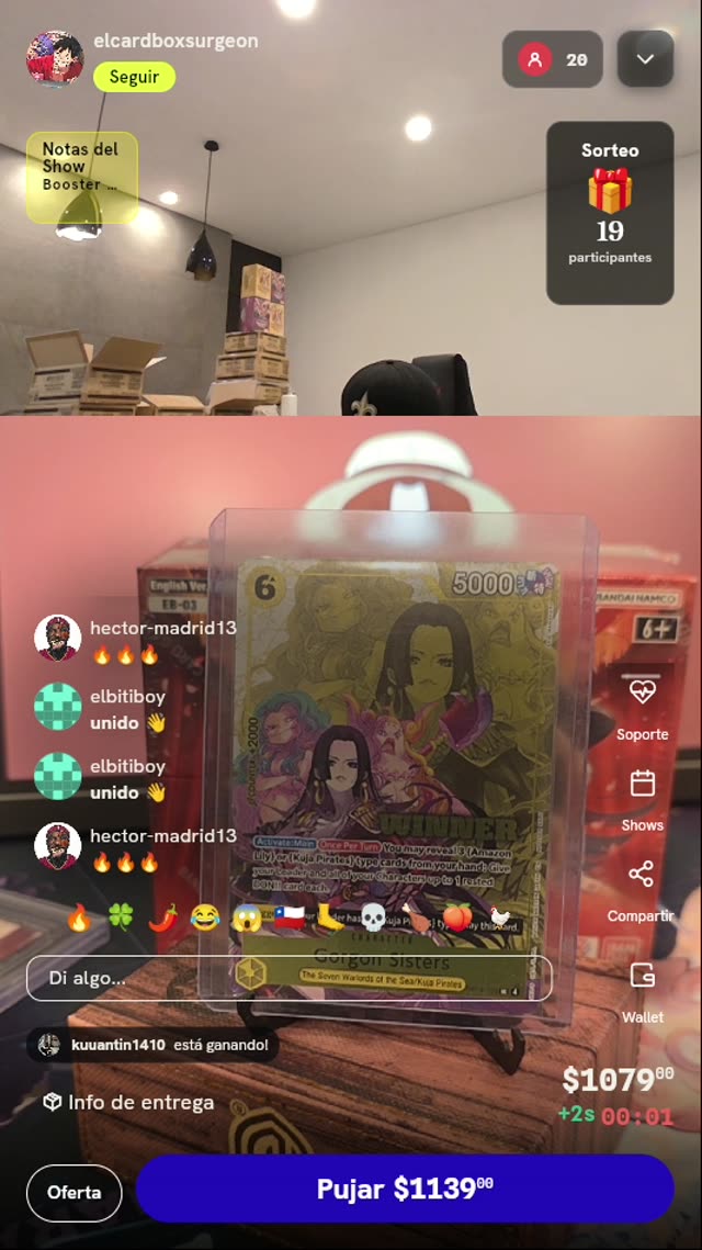 Carta Gorgon Sisters Winner Promo