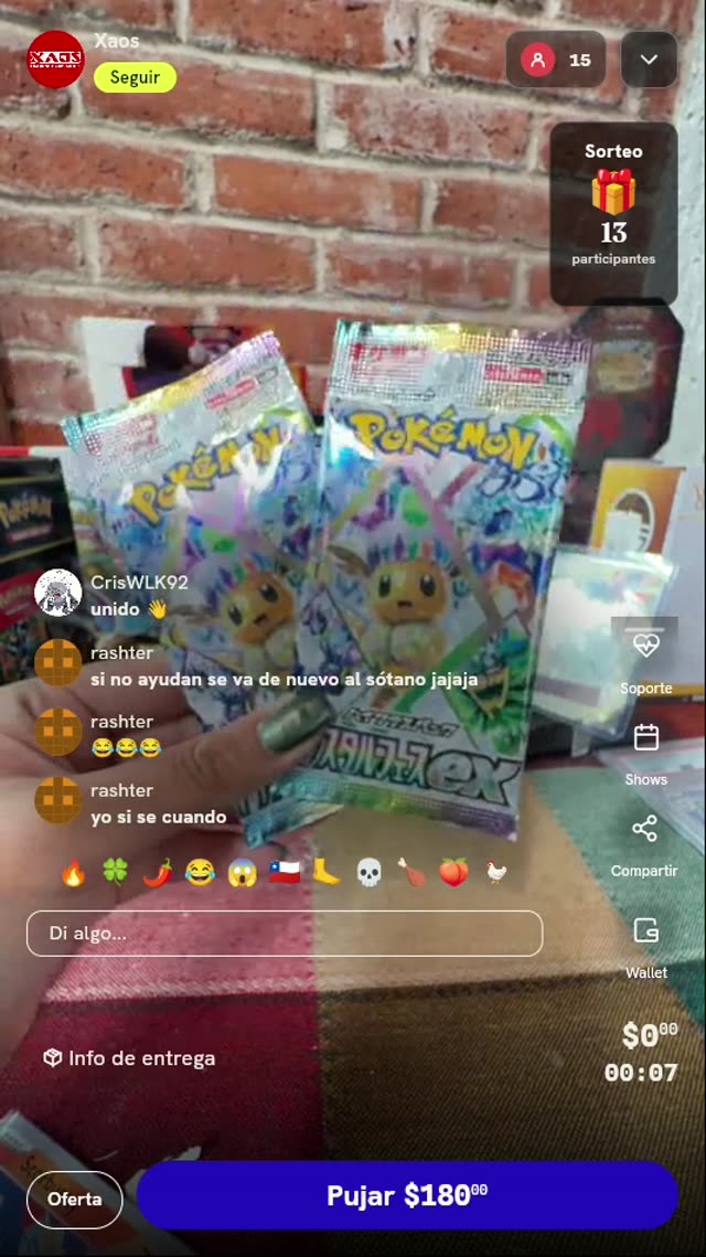 Sobres Pokémon Terastal Fest ex
