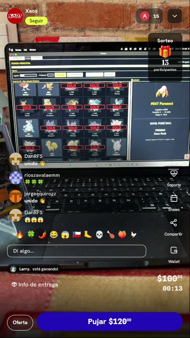 Juego Pokémon Xaos Pack Poké Ball