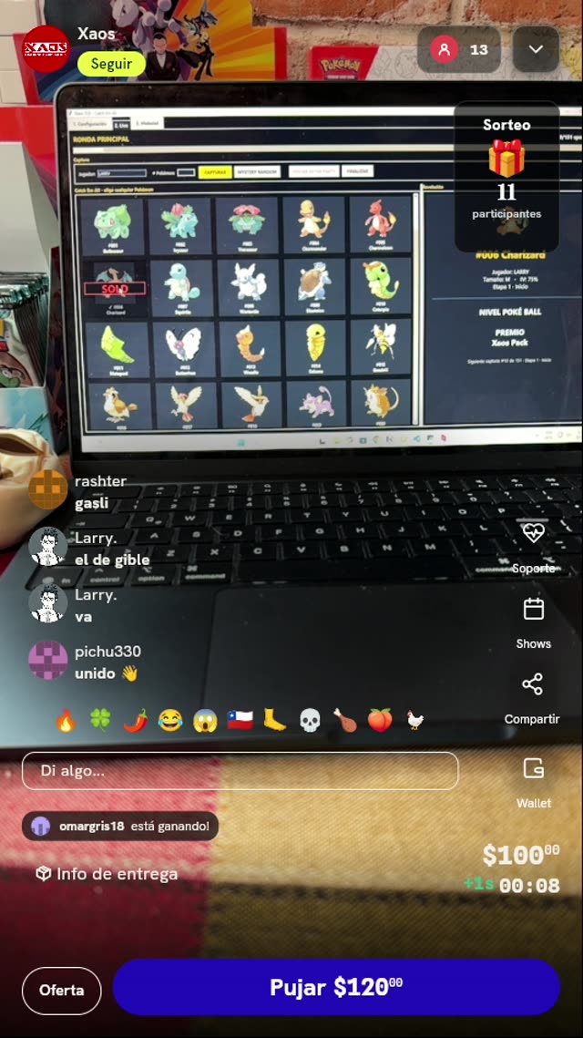 Tirada Dinámica Pokémon Catch 'Em