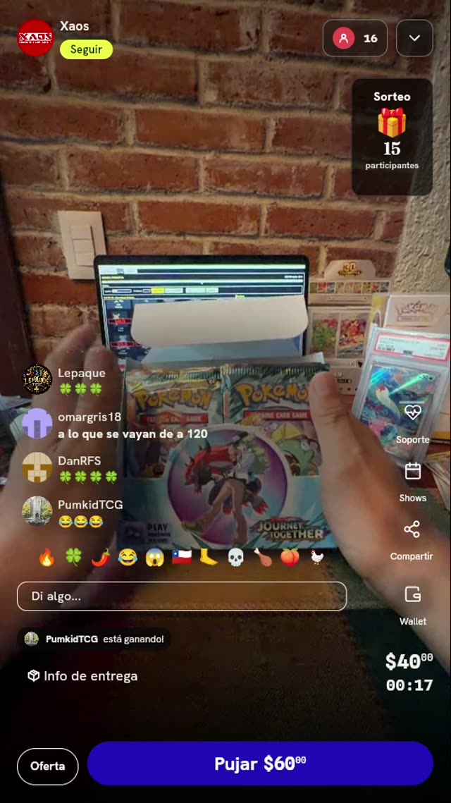 Sobres Pokémon TCG Journey Together