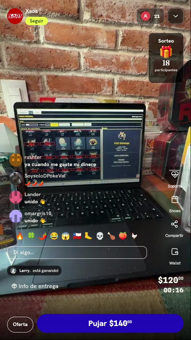 Lugar en Dinámica Mystery Pokémon