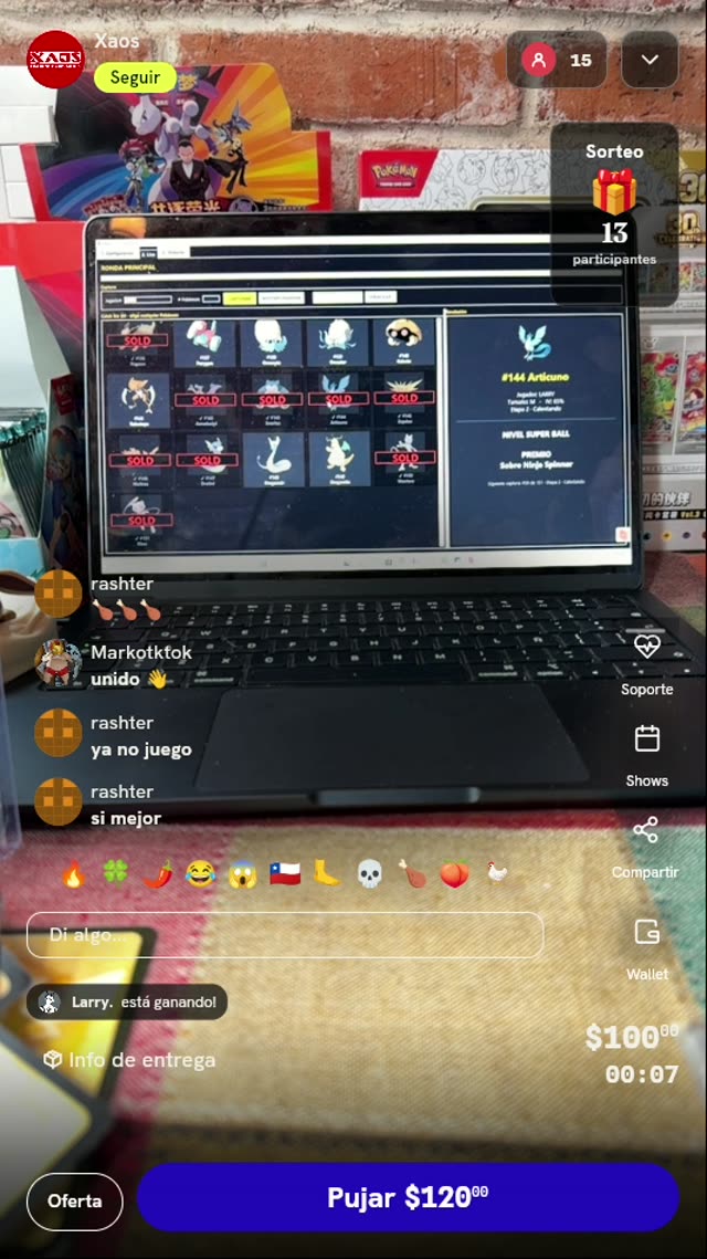 Entrada Dinámica Pokémon - Sobre Ninja Spinner