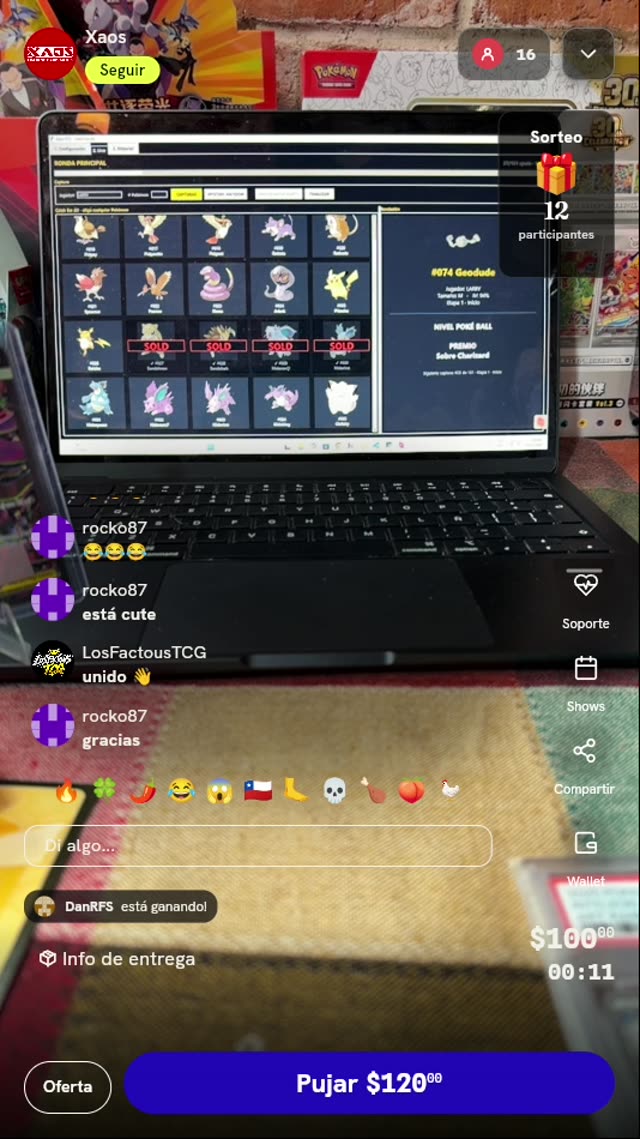 Tiradita Pokémon: Sobre de Charizard