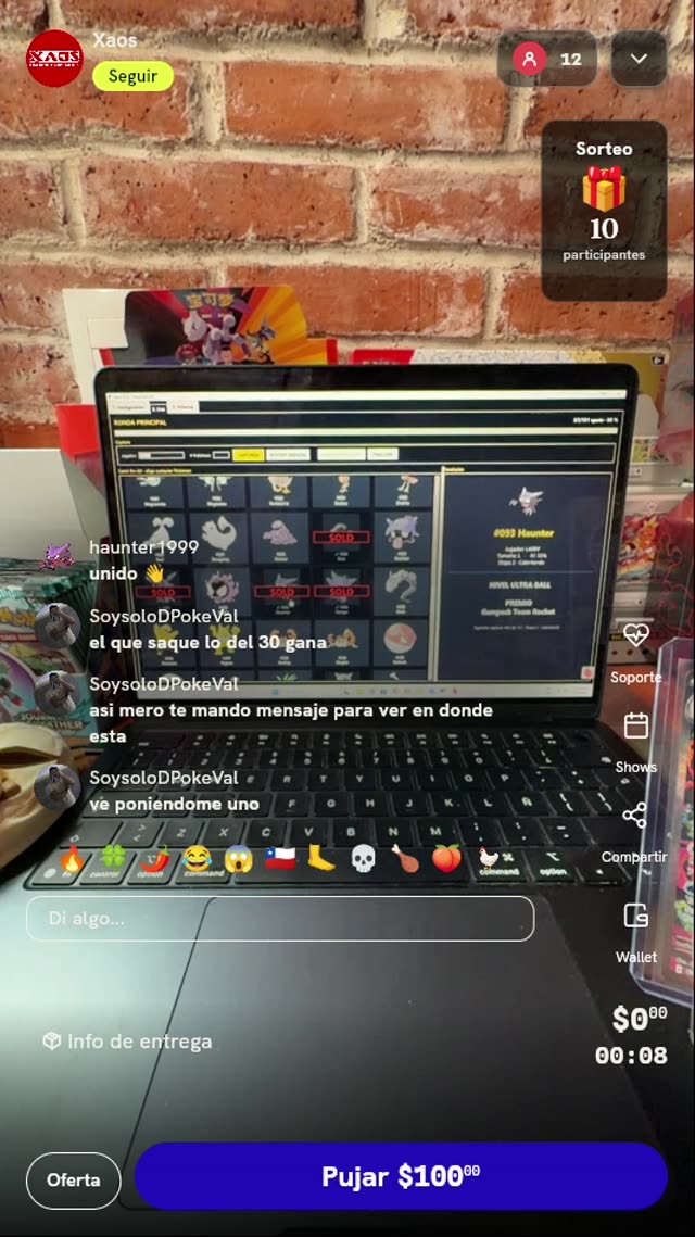 Entrada a dinámica Pokémon TCG