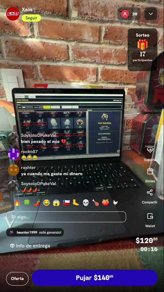 Tirada en Dinámica Pokémon