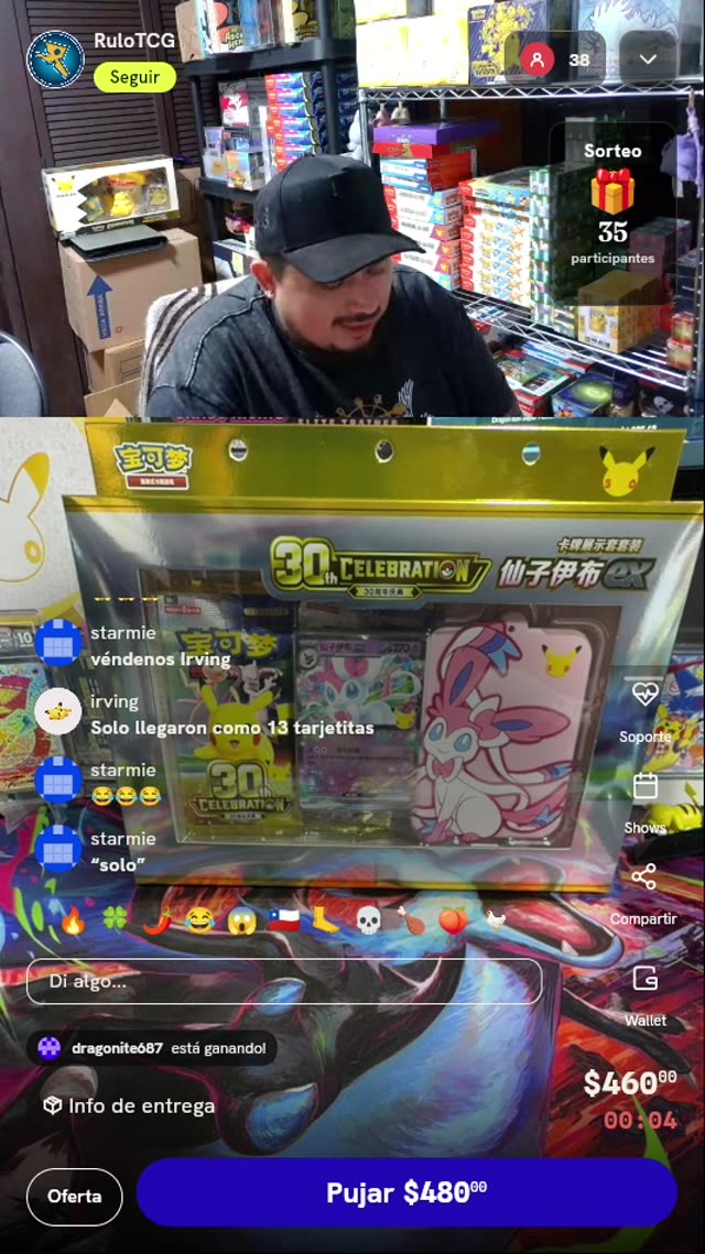 Set Pokémon Sylveon ex 30th Celebration