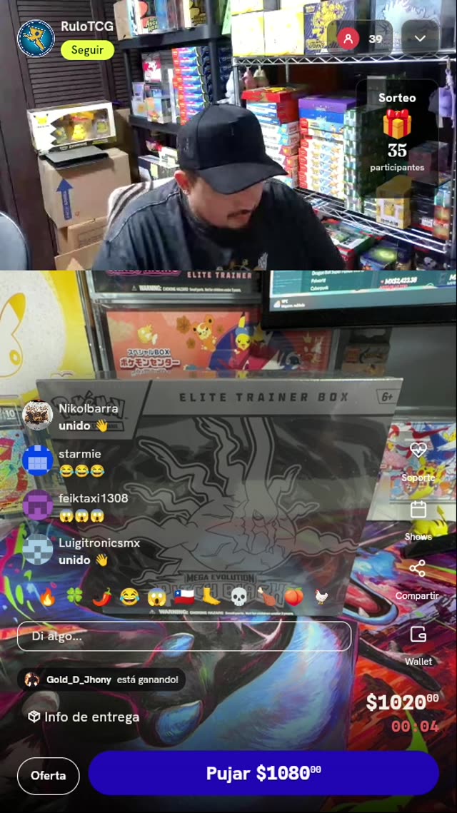 Elite Trainer Box Pokémon Pitch Black