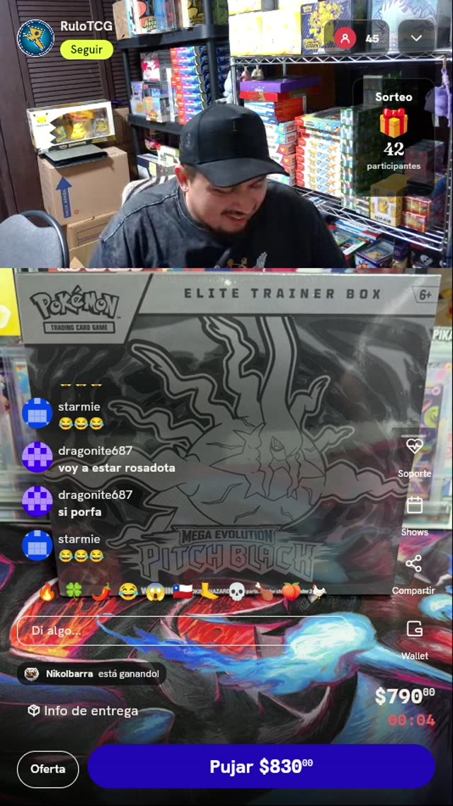 Pokémon ETB Mega Evolution Pitch Black