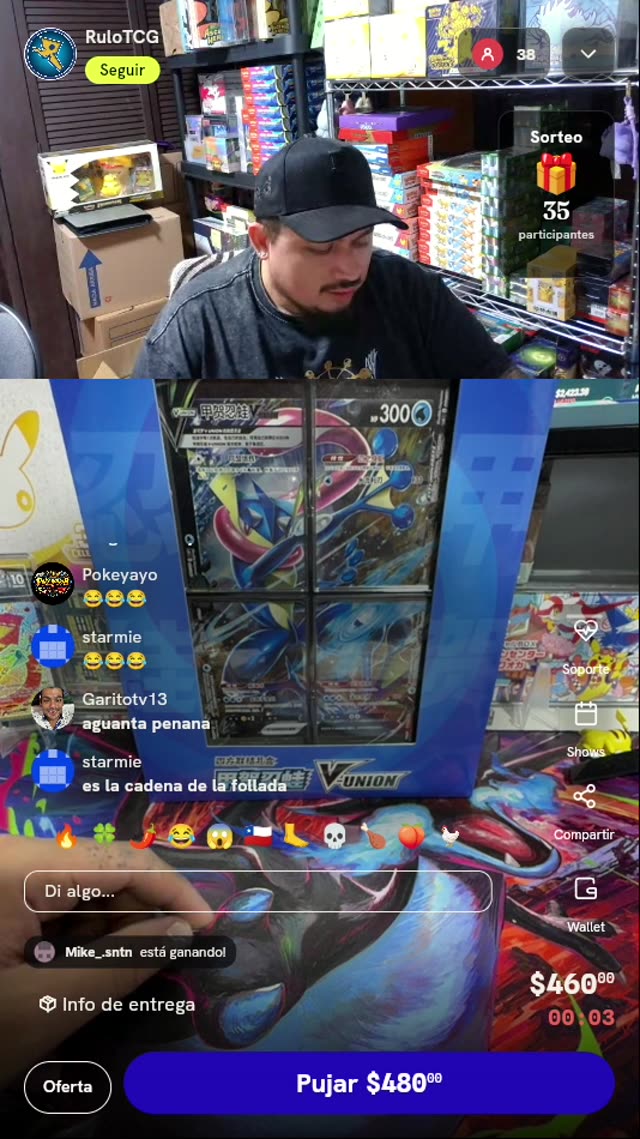 Caja Pokémon Greninja V-UNION