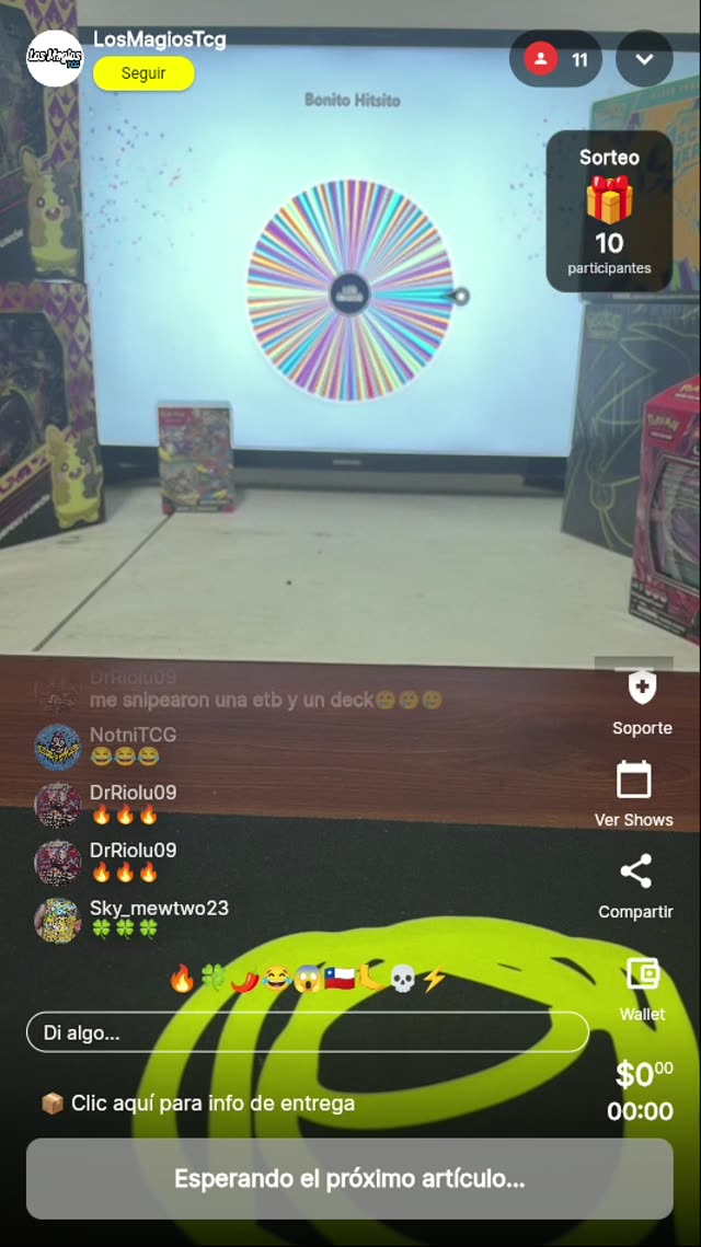 Pokémon TCG Ruleta de la Suerte