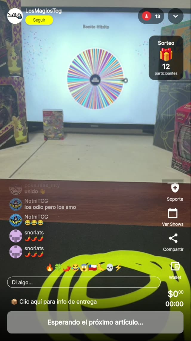 Carta Pokémon Riolu sorteo en vivo