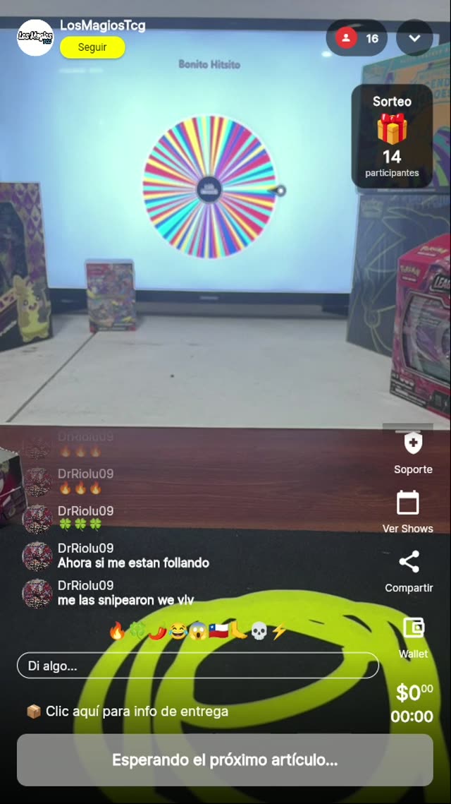 Sobre de cartas Pokémon TCG