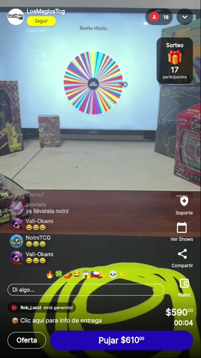 Sorteo de bonitos hitsitos TCG