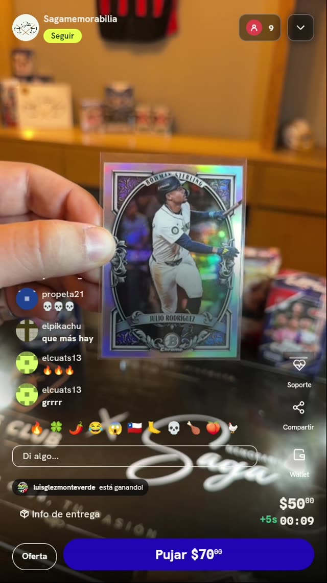 Carta Julio Rodríguez Bowman Sterling