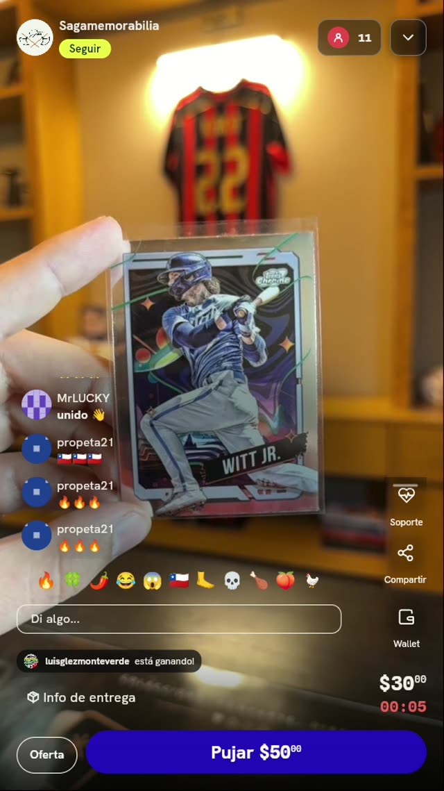 Carta Topps Cosmic Chrome Bobby Witt Jr.