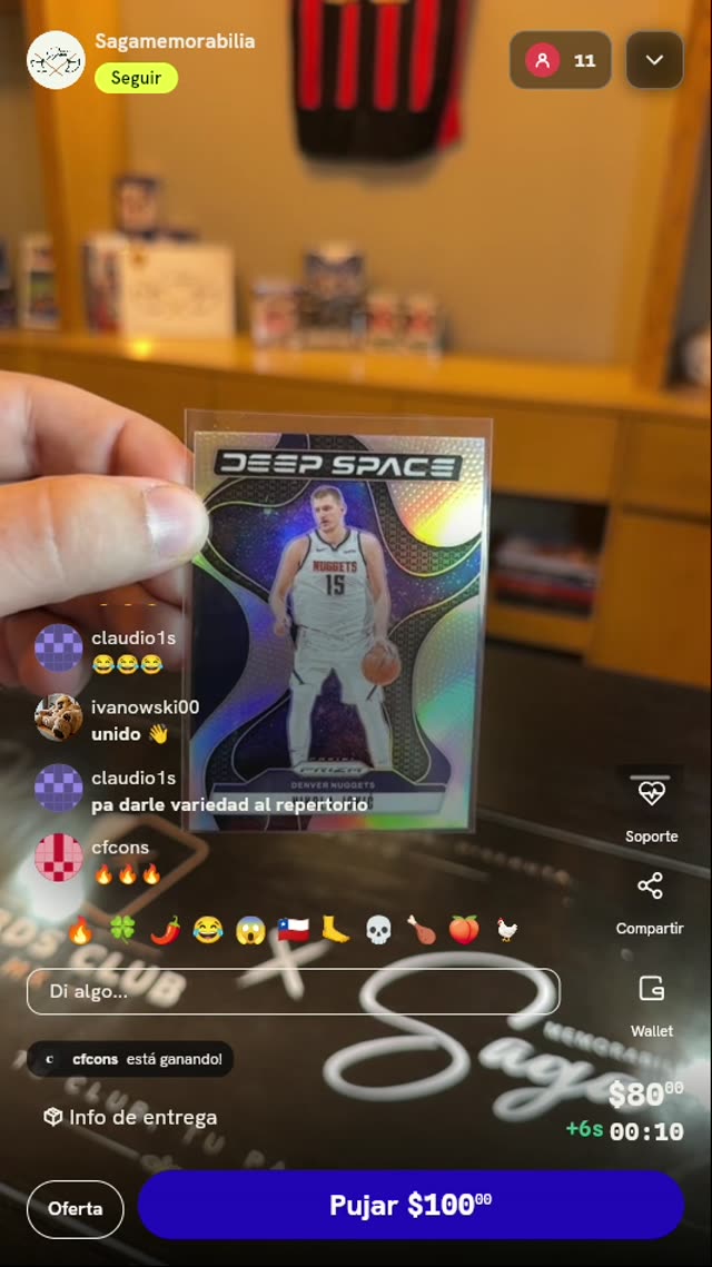 Carta Nikola Jokić Deep Space Prizm