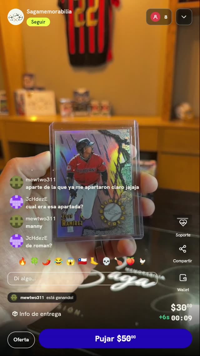 Carta José Ramírez Topps Chrome Wrecking Crew