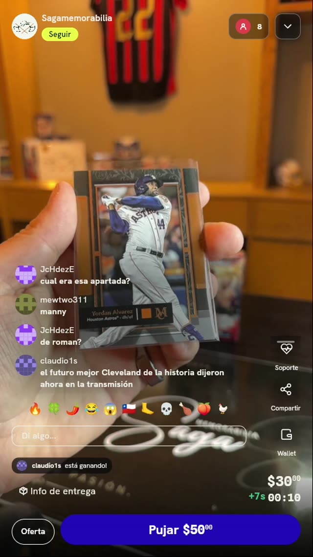Carta Yordan Alvarez Topps Museum Collection