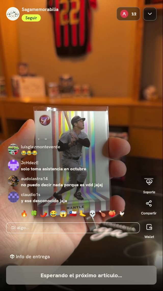 Carta Topps Pristine Mickey Mantle Refractor
