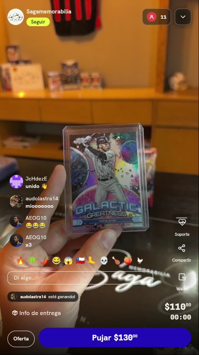 Carta Derek Jeter Topps Cosmic Chrome