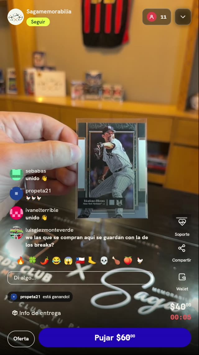 Carta Topps Museum Mariano Rivera