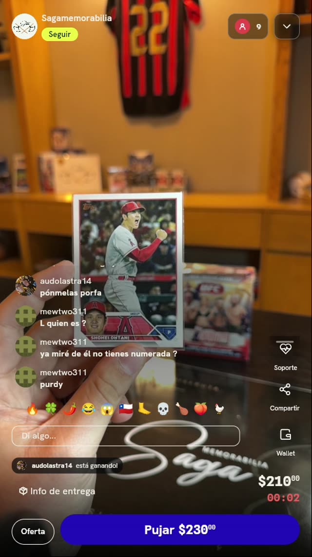 Carta Shohei Ohtani 2023 Topps