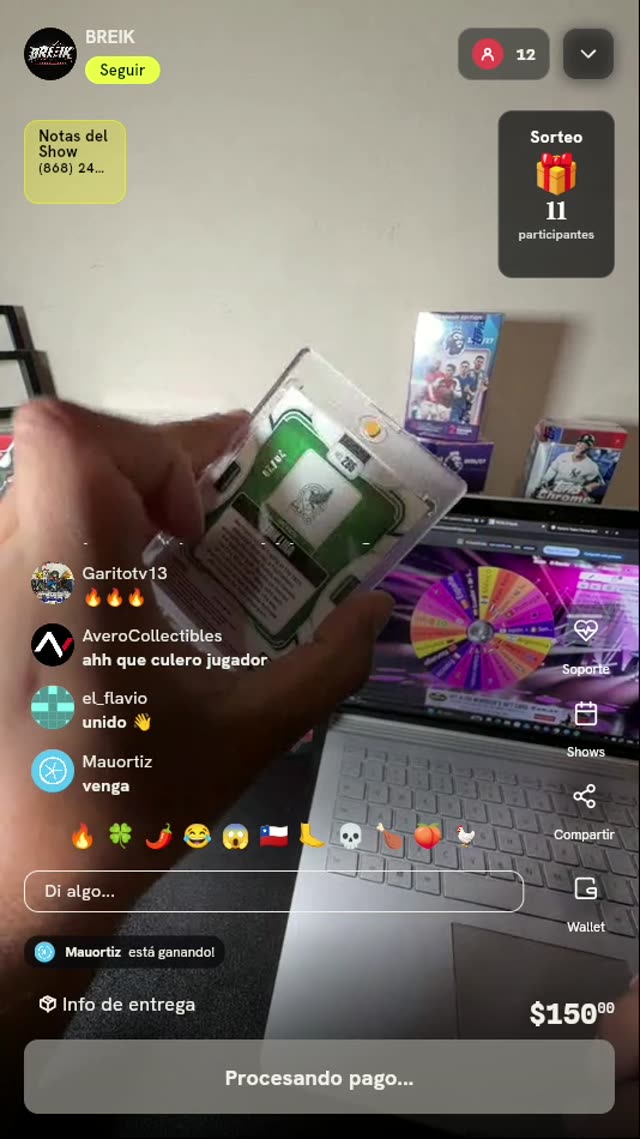 Carta Panini Prizm Erik Lira /20