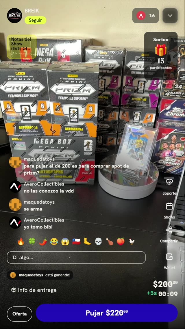 Spot en Break Panini Prizm World Cup