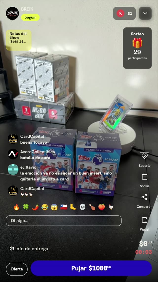 2 Cajas Topps Premier League Flagship