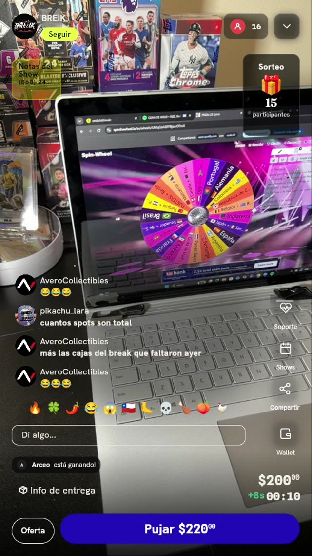 Spot en Break de Tarjetas Deportivas