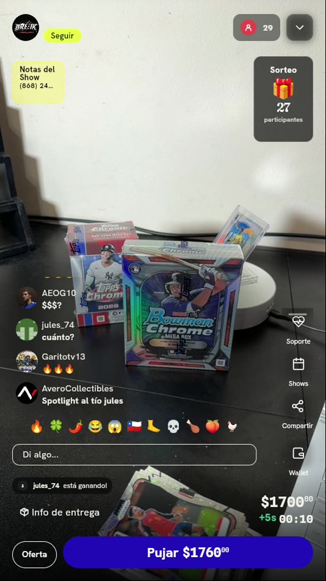 Caja 2024 Bowman Chrome Mega Box