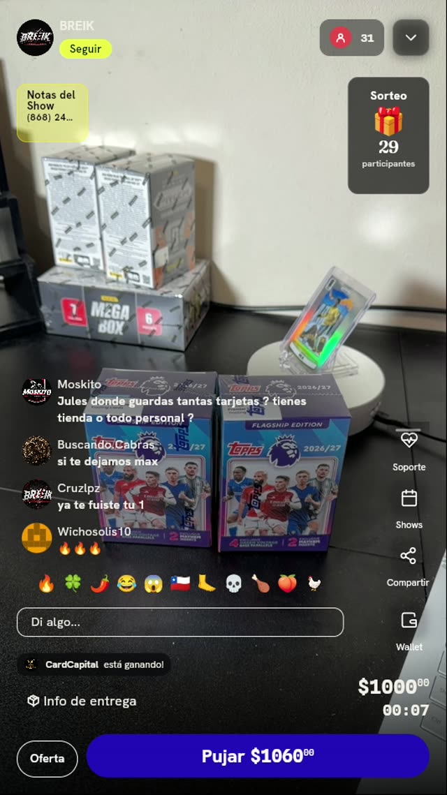 Cajas Topps Premier League 2026/27