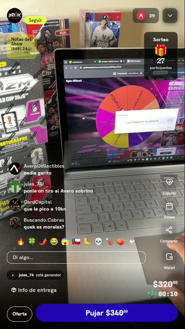 Spot para Break Panini Prizm