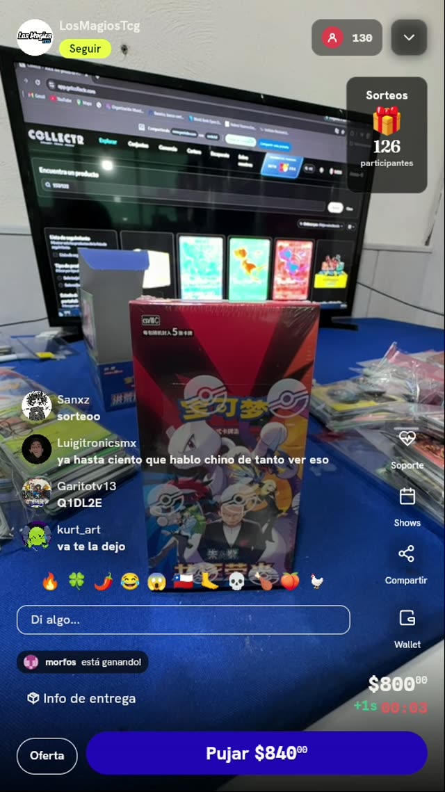 Caja Pokémon TCG Chasing Glory Together CSV10C