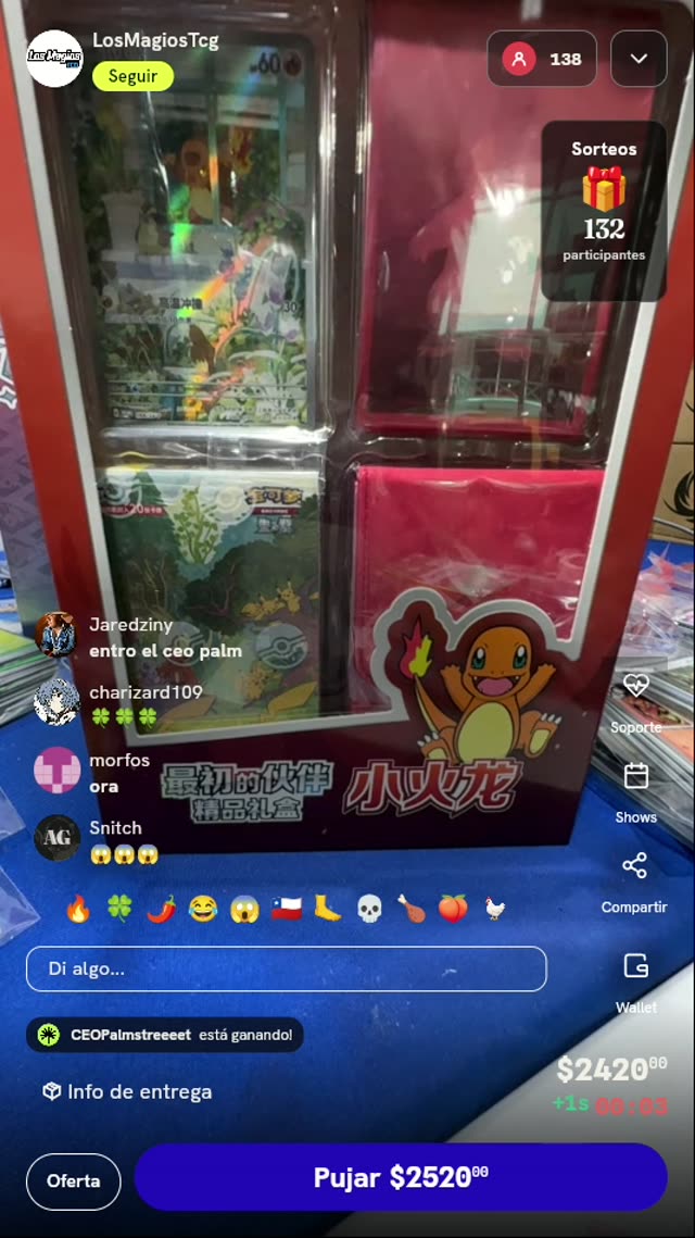 Caja Premium Charmander Pokémon 151