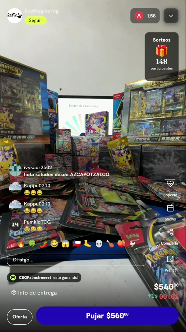 Blister Pokémon TCG Chaos Rising