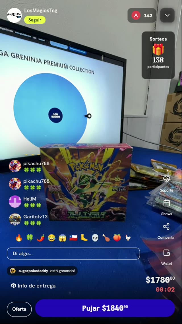 Caja Pokémon TCG Storm Emeralda