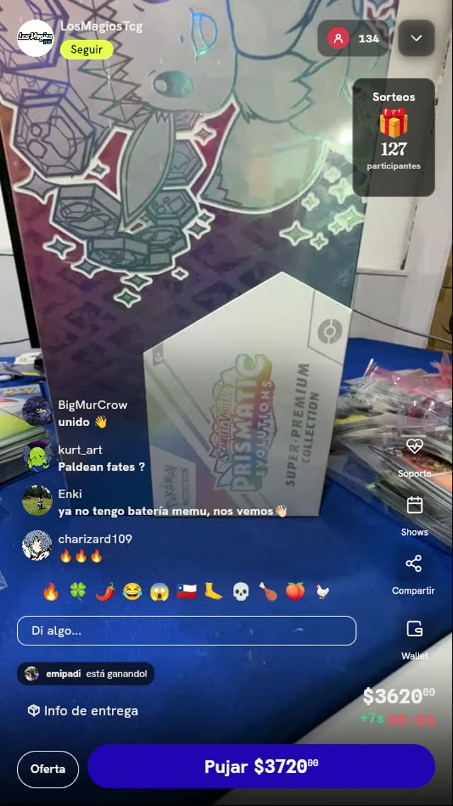 Colección Súper-Premium Prismatic Evolutions Pokémon
