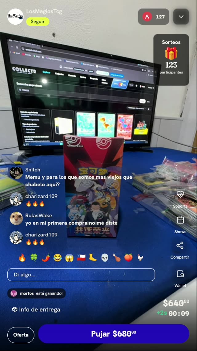 Caja Booster Pokémon 共逐荣光 Chino