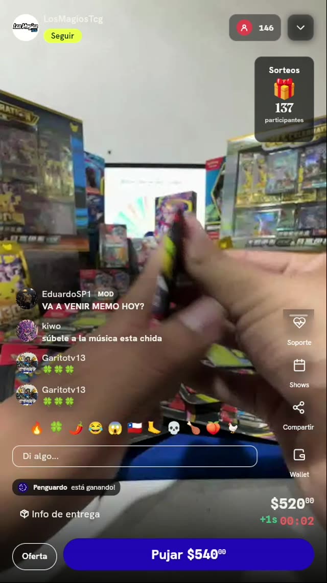 Giro de ruleta Pokémon TCG