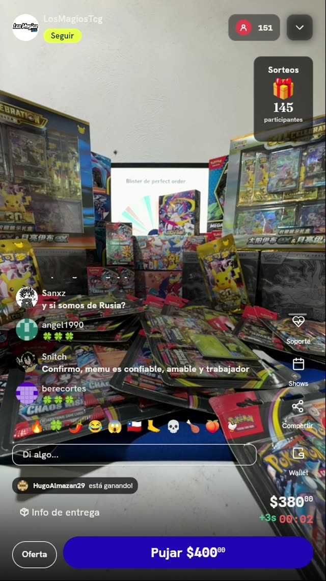 Blíster Pokémon Perfect Order