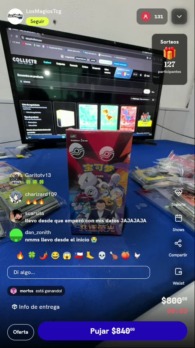 Caja Booster Pokémon Chasing Glory