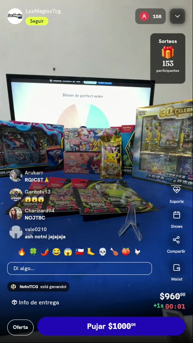 Blister Pokémon TCG Perfect Order