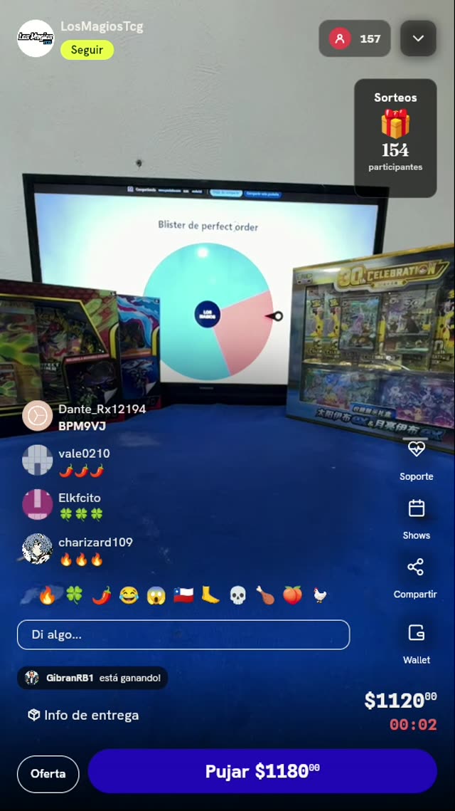 Blíster Pokémon TCG Perfect Order
