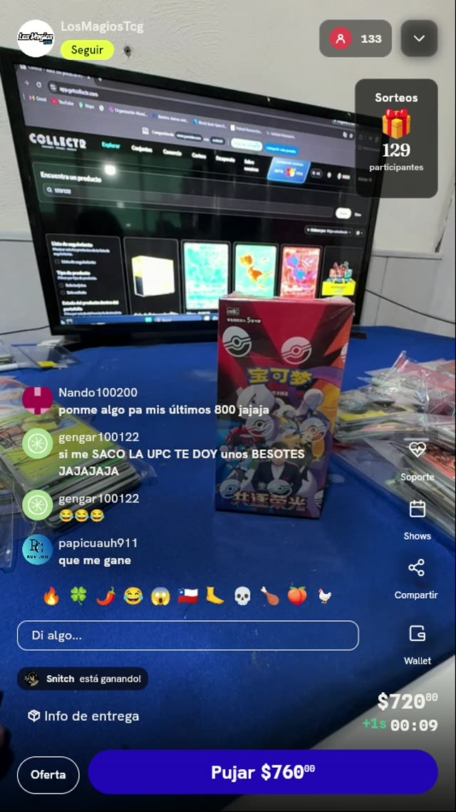 Caja Pokémon TCG Chasing Glory Together (CSV10C)