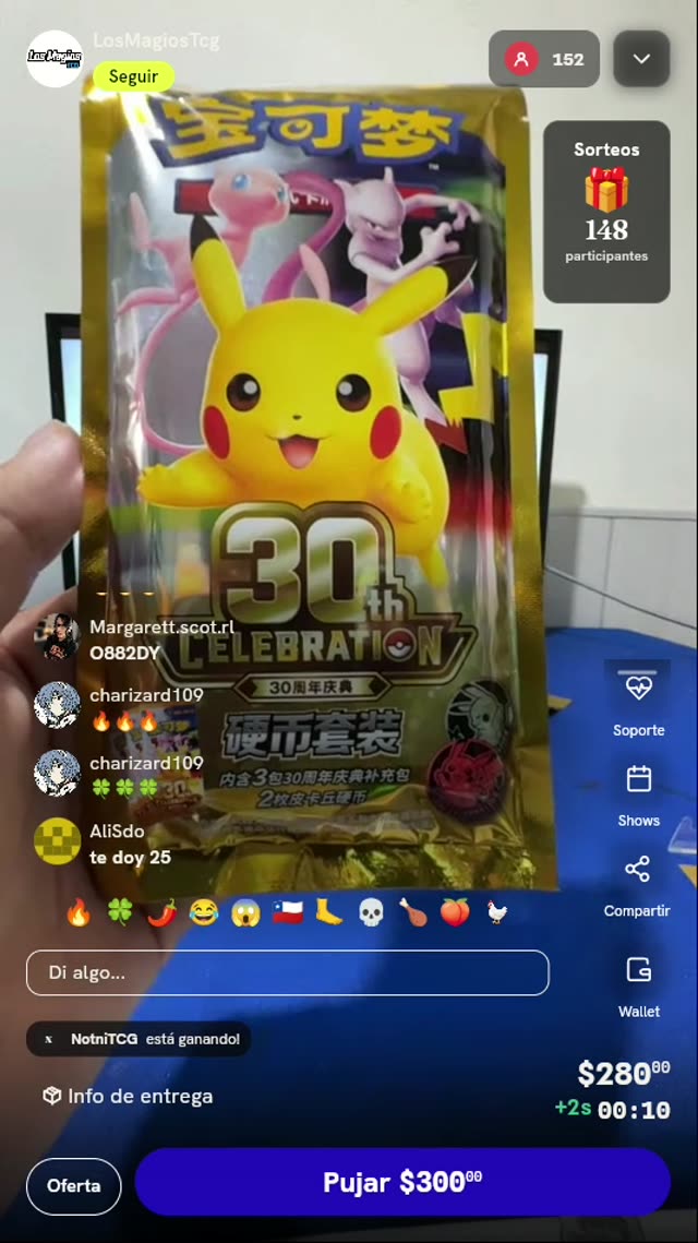 Set de Monedas Pokémon 30th Celebration